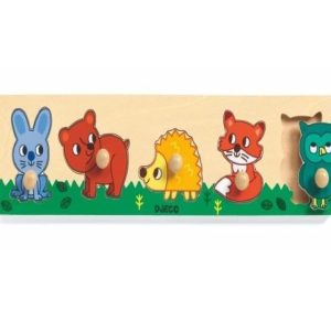 Djeco Houten Knoppuzzel Forest’n’co