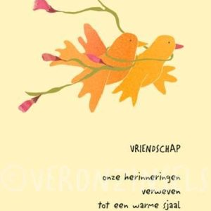 Dubbele kaart Vriendschap