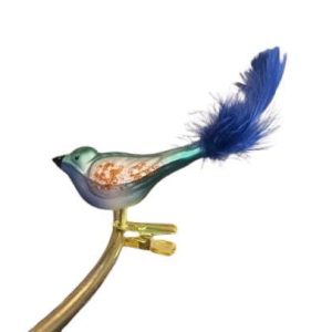 Kerstbal Mini Vogel Mila op Clip