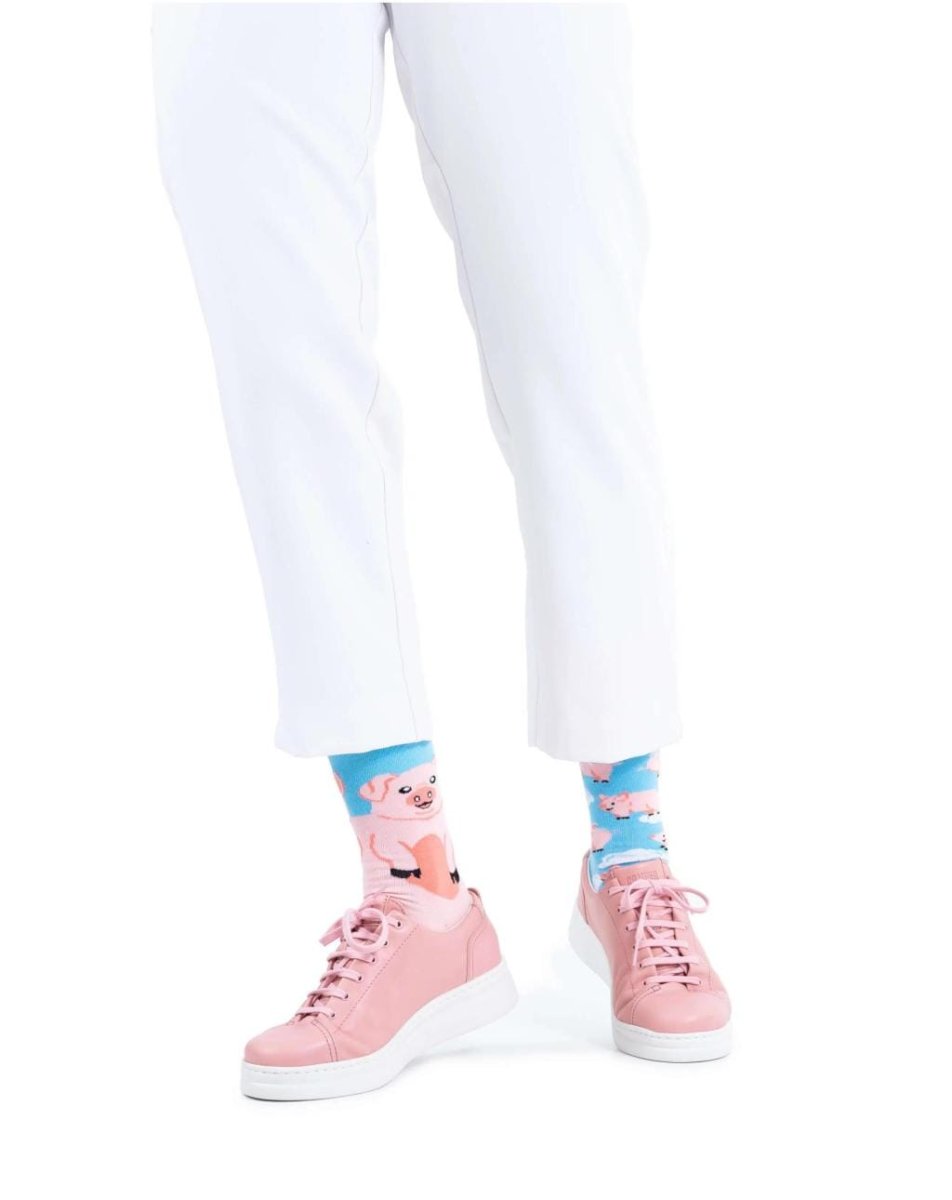Many Mornings Mismatch Sokken – Piggy Dream – Maat 39-42 – Varkens met Vleugels - Afbeelding 3