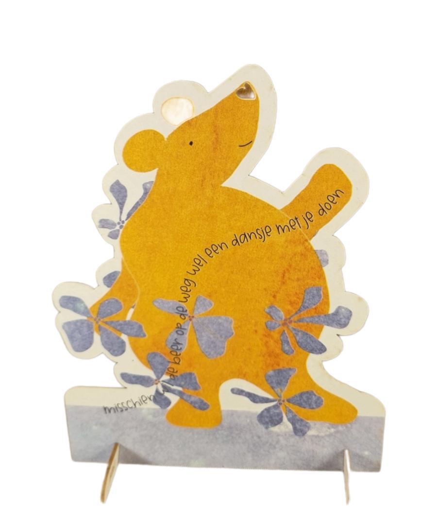 Enkele Flier en Fluit kaart Beer op de Weg - Afbeelding 4