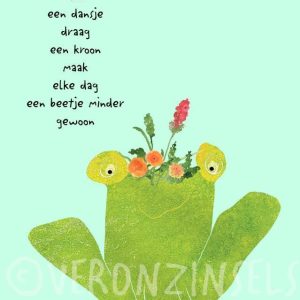 Dubbele kaart Minder Gewoon