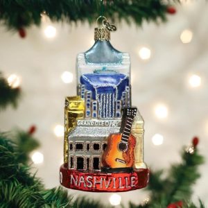 Kerstbal Nashville – Handgemaakt Glazen Ornament van Old World Christmas