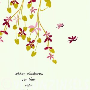 Dubbele kaart Vlinderen