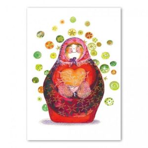 Dubbele kaart Matroesjka