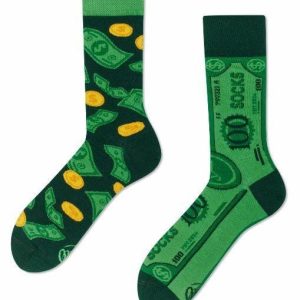 Many Mornings MisMatch Sokken The Dollar maat 35-38