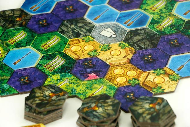 999 Games De Zoektocht naar El Dorado: Helden & Demonen Uitbreiding – Bordspeluitbreiding met Nieuwe Avonturen (10+) - Afbeelding 5