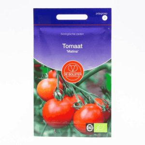 Tomaat ‘Matina’ (Solanum lycopersicum) – Biologische zaden (Eenjarig) De Bolster