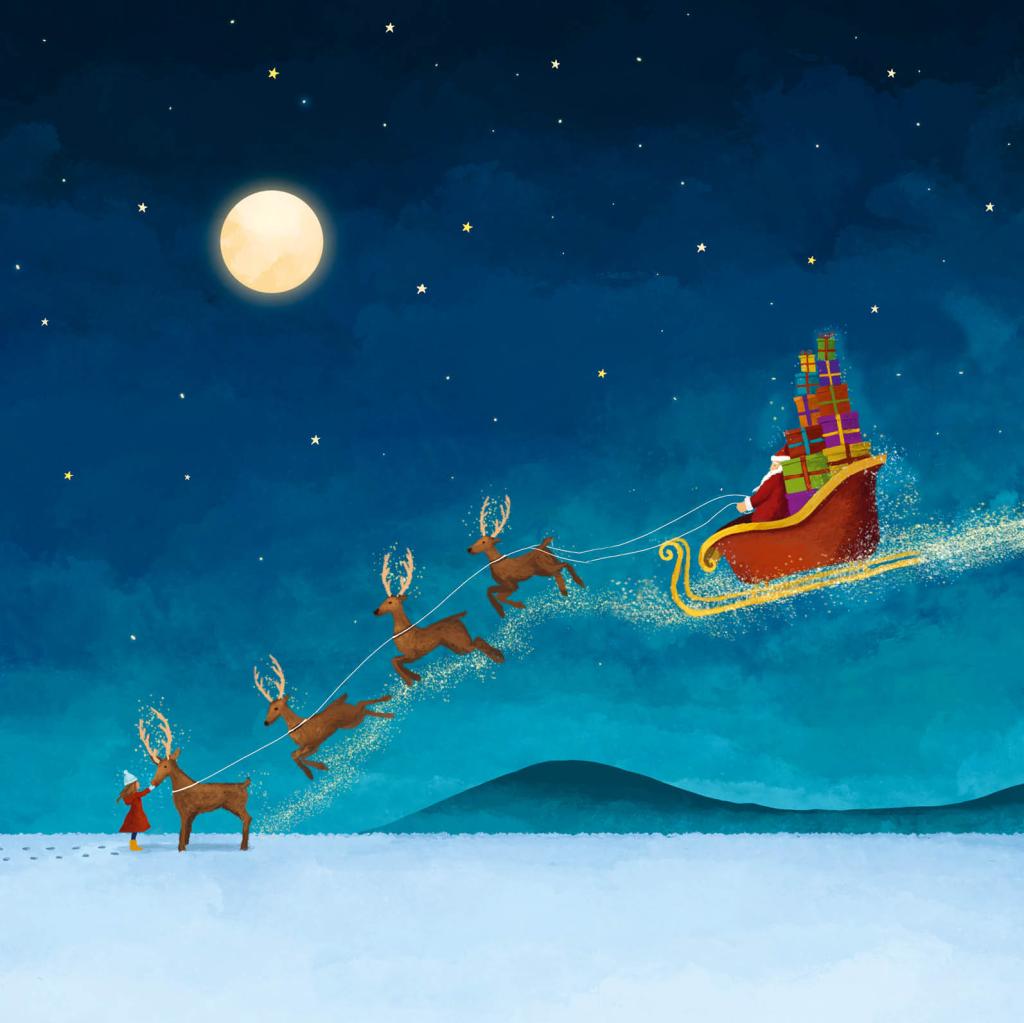 Zintenz Eco Kerstkaarten – Set van 6 duurzame kerstkaarten met 9 stickers – Illustraties Lance Schmale - Afbeelding 3