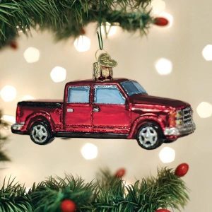 Kerstbal Pickup Truck