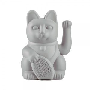 Lucky Cat- Zwaaiende Kat Grijs