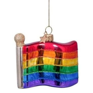 Kerstbal Regenboog Vlag