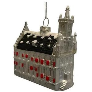 Kerstbal Stadhuis Gouda Zilver