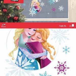 Raamsticker Kerst Sneeuwkoningin