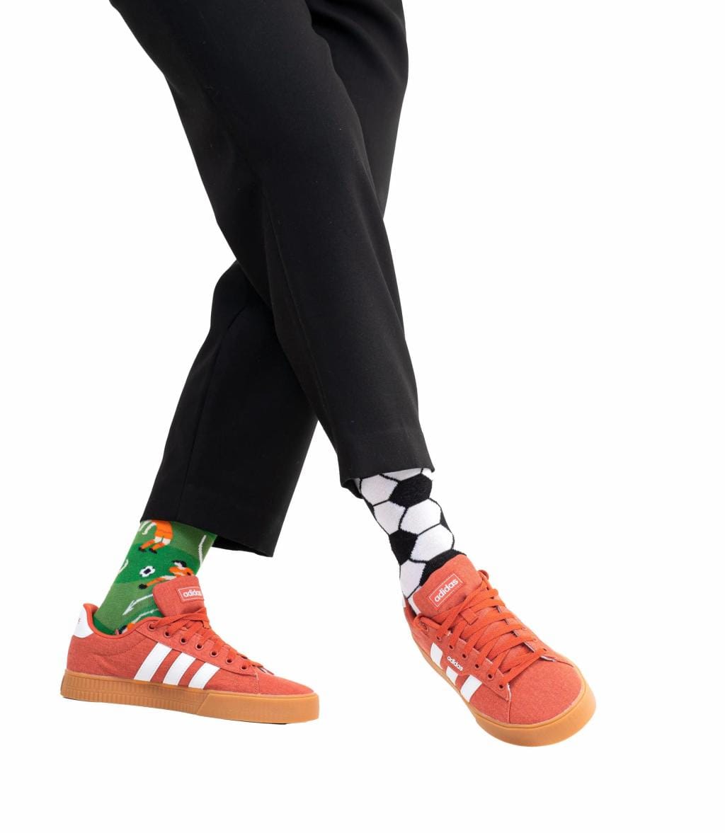 Many Mornings MisMatch Sokken Football Fan Oranje 35-38 - Afbeelding 3