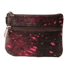 Portemonneetje Salena 8 – Handgemaakt leren portemonneetje met dubbele rits