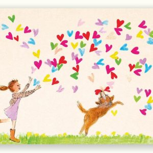 Postkaart Hartjes Hemel