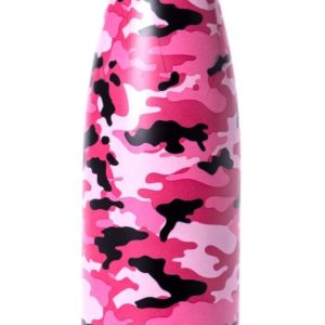 Thermosfles 500 ml Camoflage Roze