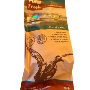 Eendenlever Kattensnacks 100% natuurlijk 70 gram - Per stuk