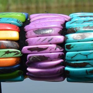 Handgemaakte armband Tagua Sables