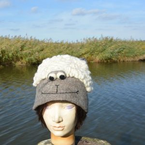 Vilt hoedje Schaap