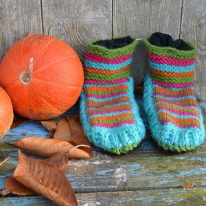 Sokken met zooltjes in verschillende kleuren