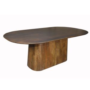 Eettafel Lin espresso Deens Ovaal | 200cm