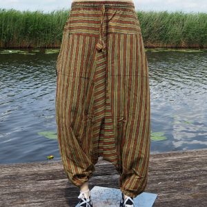 Nepal gestreepte Nepal broek