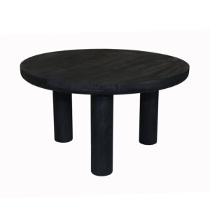 Salontafel Eira zwart Rond | 80cm