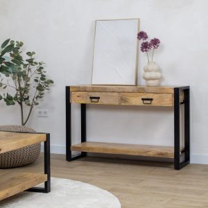 Sidetable Viggo naturel met lades 120cm