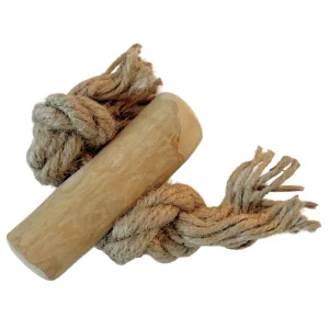Koffieboomwortel met Henneptouw S - Per stuk
