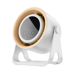 Velini Mini Ventilator – Stil, Draagbaar & Oplaadbaar met Dimbaar Licht