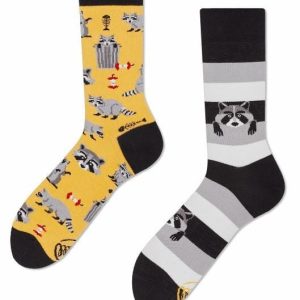 Many Mornings MisMatch Sokken Raccoon Bandit 39-42