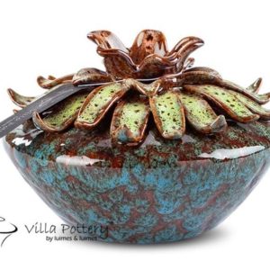 Vaas Larissa 1-2 Blauw 18x13cm