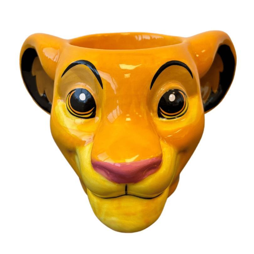 Bloempot Lion King Simba – 3D Keramiek Design (14 x 13 x 9 cm) - Afbeelding 2