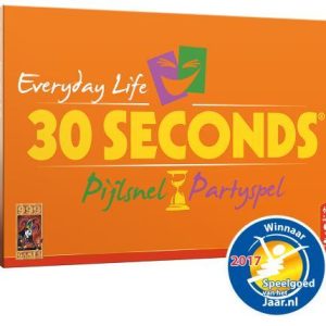 30 Seconds Everyday Life – Partyspel van 999 Games (3+ spelers, vanaf 12 jaar)