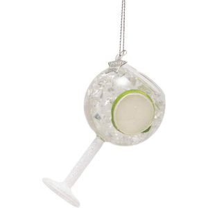 Kerstbal Gin Tonic – Glazen Cocktail Ornament van Vondels