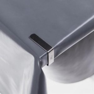 Tafelkleedklemmen rvs  glad 4 stuks per set