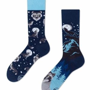 Many Mornings MisMatch Sokken Winter Wolf maat 39-42