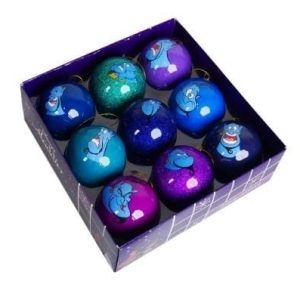 Set van 9 Onbreekbare Geest Aladdin Kerstballen