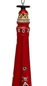 Kerstbal Vuurtoren Schiermonnikoog Rood