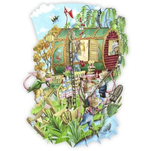 3D Wenskaart Mouse Fun – Laser cut sprookjeskaart met envelop