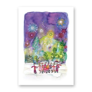 Dubbele kaart Winterwonderland