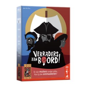 Verraders aan Boord! – Sociale Deductie Kaartspel van 999 Games (3-8 spelers, 10+)