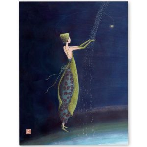 Gaëlle Boissonnard Poster ‘La Pluie’ – Poëtische illustratie