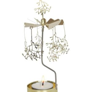 Angel Chimes Mistletoe Goud