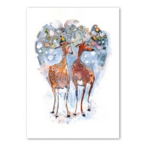 Dubbele kaart Dear Deer