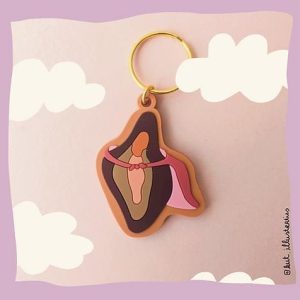 KUT. Sleutelhanger Super Kut Oranje