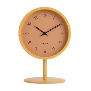 Karlsson Tafelklok Stark Iron Matt Honing Geel