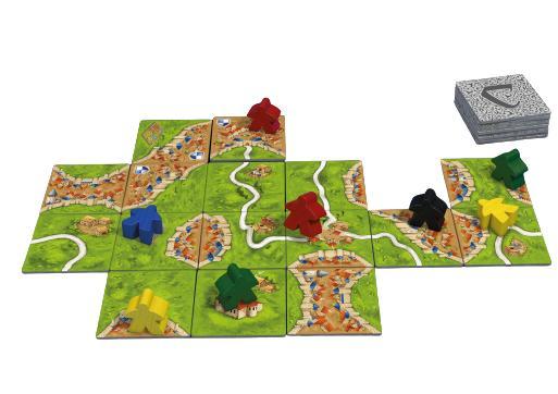 Carcassonne Basisspel – Strategisch Legspel van 999 Games voor 2-5 spelers (7+) - Afbeelding 3